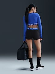 Черные/синие - Nike Pro 365 3" Шорты - Image 2 of 7