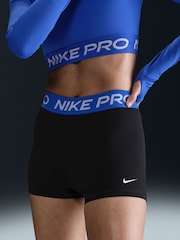 Черные/синие - Nike Pro 365 3" Шорты - Image 6 of 7