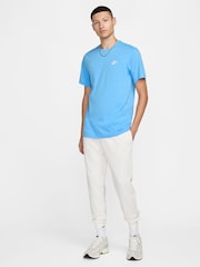 Universiteitsblauw - Nike Club T-shirt - Image 4 of 5