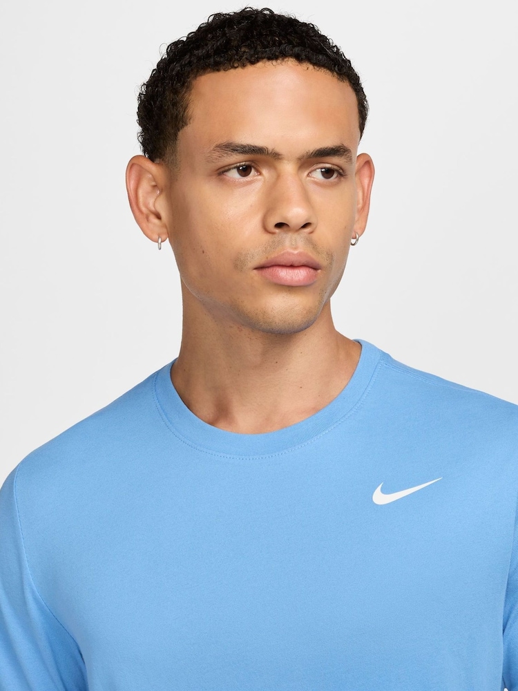 Universiteitsblauw - Nike Dri-FIT trainingsshirt - Image 3 of 4