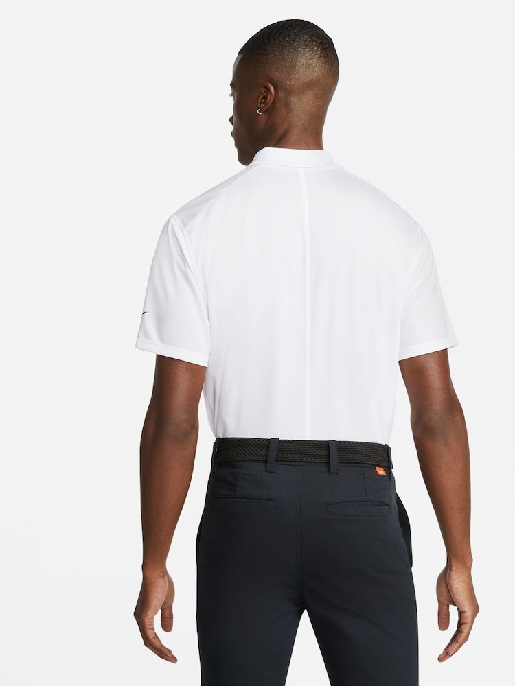 Nike White Dri-FIT Victory Golf Polo Shirt - Image 2 of 4