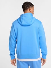 Nike University Blue Club Pullover Hoodie - Image 2 of 7