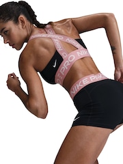 Nike Black Pink Pro 3" Shorts - Image 4 of 6