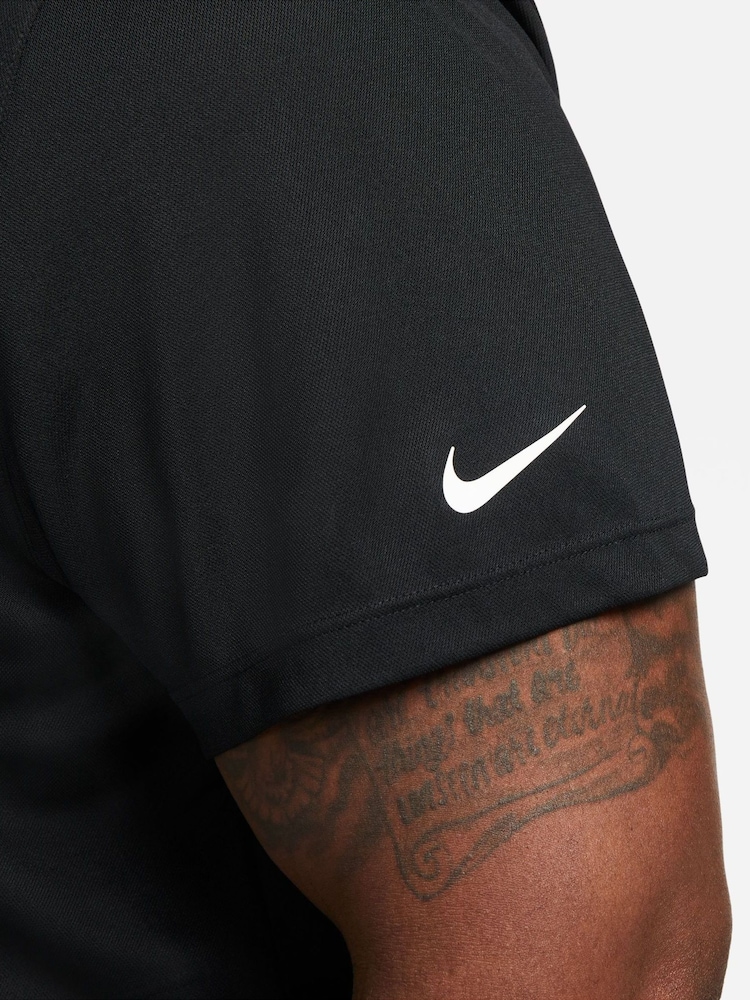 Nike Black Dri-FIT Victory Golf Polo Shirt - Image 10 of 10