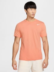 Nike Apricot orange Dri-FIT Training T-Shirt - Image 1 of 8