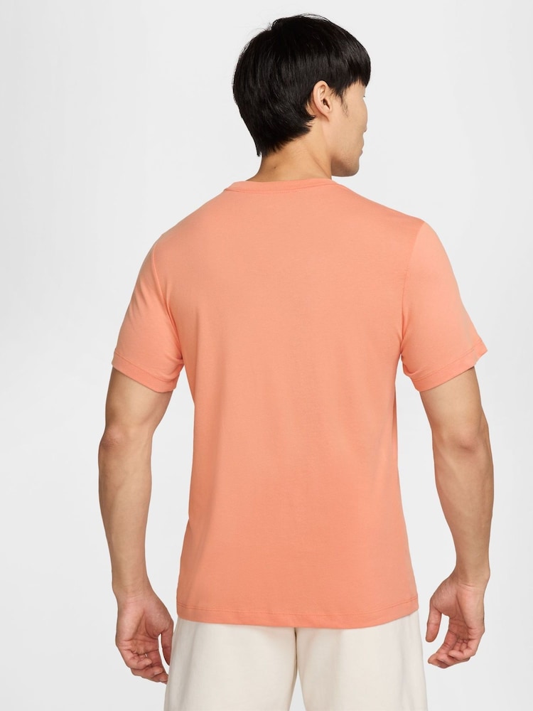 Nike Apricot orange Dri-FIT Training T-Shirt - Image 2 of 8