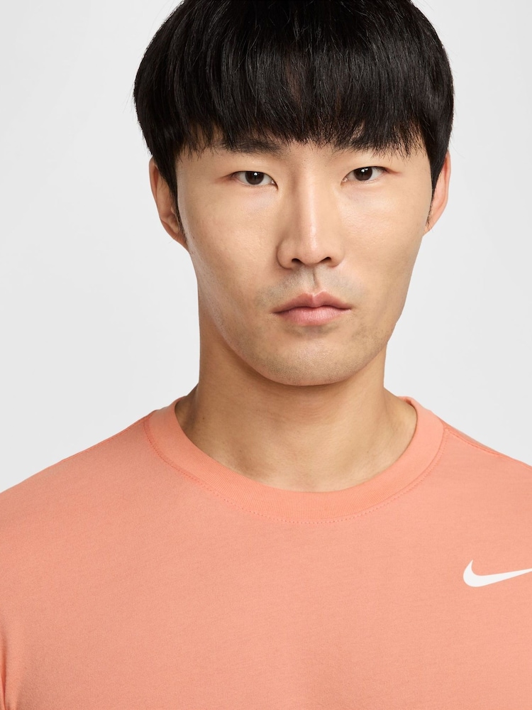 Nike Apricot orange Dri-FIT Training T-Shirt - Image 3 of 8
