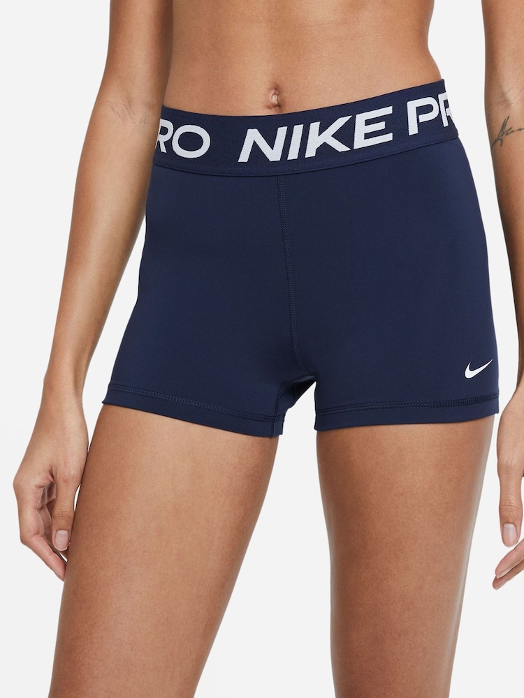 Nike Obsidian Navy Pro 3" Shorts - Image 2 of 6