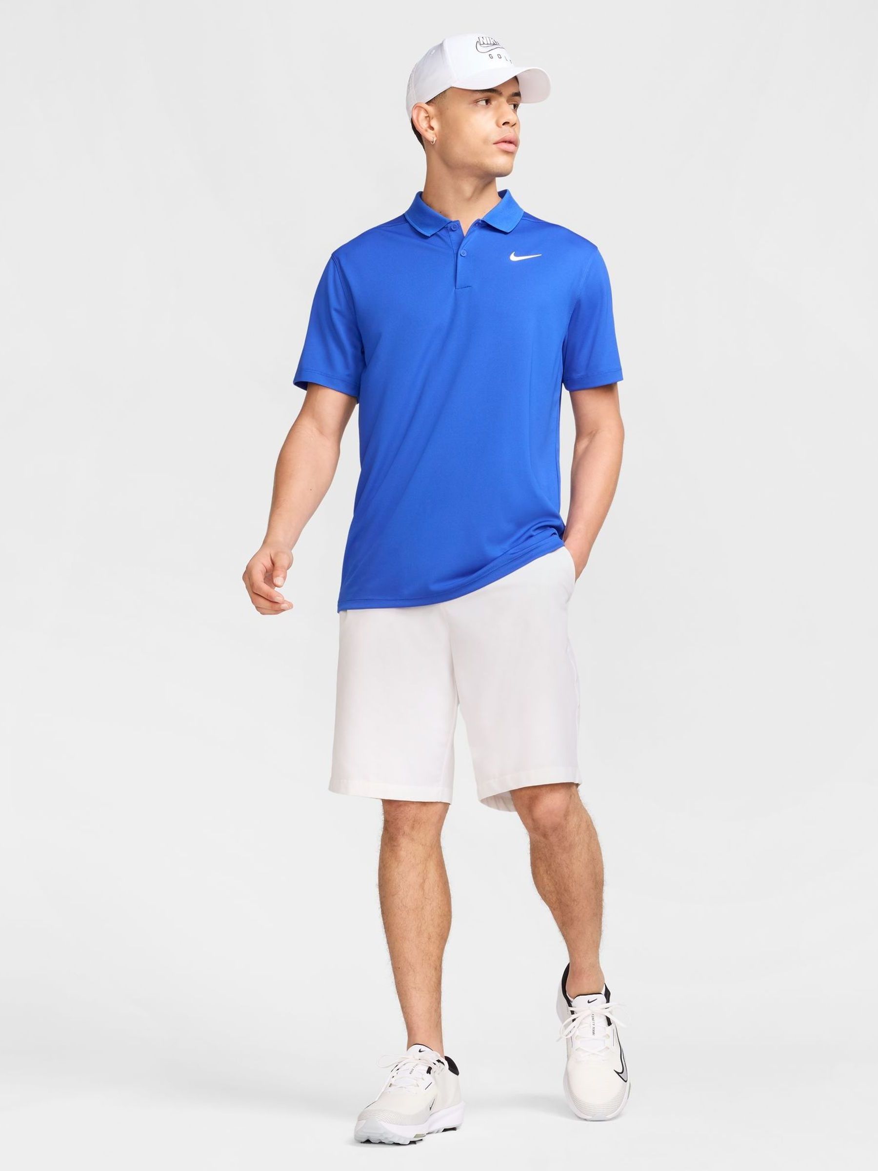 royal blue nike golf shirt