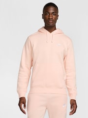Nike Pink Club Pullover Hoodie - Image 1 of 7