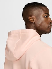 Nike Pink Club Pullover Hoodie - Image 5 of 7