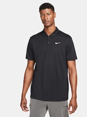 Nike Black Dri-FIT Court Tennis Polo Shirt - Image 1 of 8