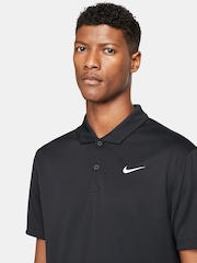 Nike Black Dri-FIT Court Tennis Polo Shirt - Image 4 of 8
