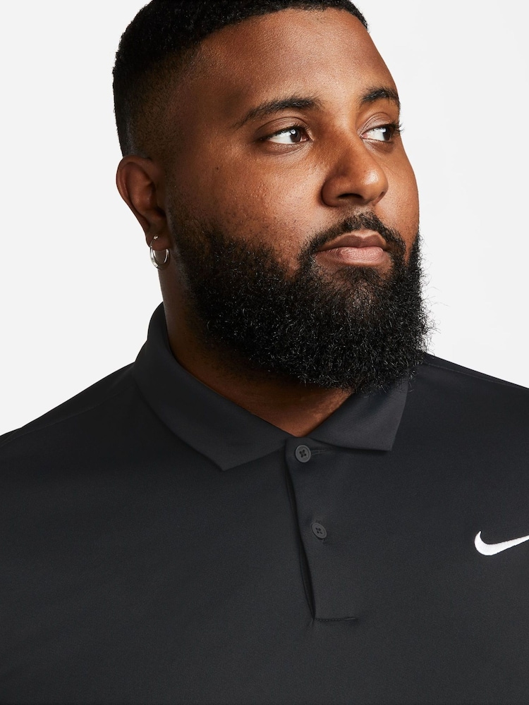 Nike Black Dri-FIT Court Tennis Polo Shirt - Image 7 of 8