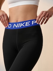 Nike Black Blue Pro 365 Leggings - Image 4 of 4
