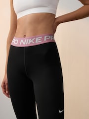 Nike Black Mid Pink Pro 365 Leggings - Image 2 of 2