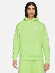 Nike Lemon Yellow Club Pullover Hoodie - Image 1 of 10