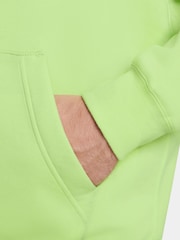 Nike Lemon Yellow Club Pullover Hoodie - Image 10 of 10