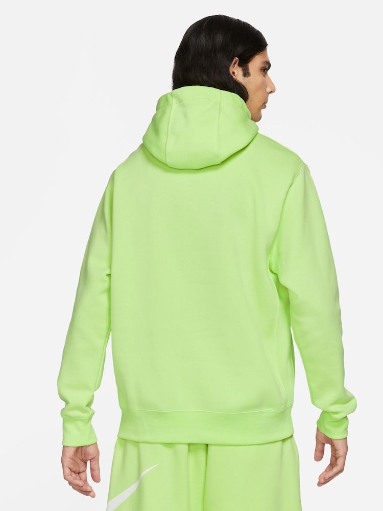 Nike Lemon Yellow Club Pullover Hoodie - Image 2 of 10