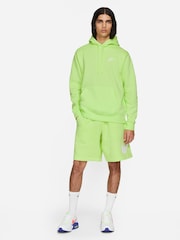 Nike Lemon Yellow Club Pullover Hoodie - Image 3 of 10