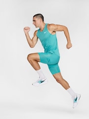 Nike Cactus Blue Dri-Fit Stride 5 Inch 2-in-1 Running Shorts - Image 4 of 7