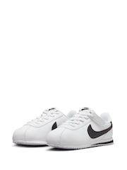 Nike White/Black Junior Cortez EasyOn Trainers - Image 5 of 11