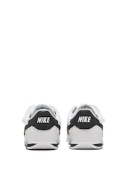 Nike White/Black Junior Cortez EasyOn Trainers - Image 7 of 11