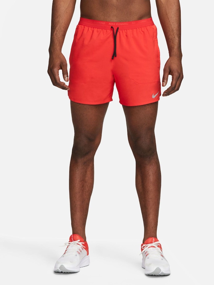 Nike University Red Dri-FIT Stride 5 Inch Running Shorts - Image 1 of 12
