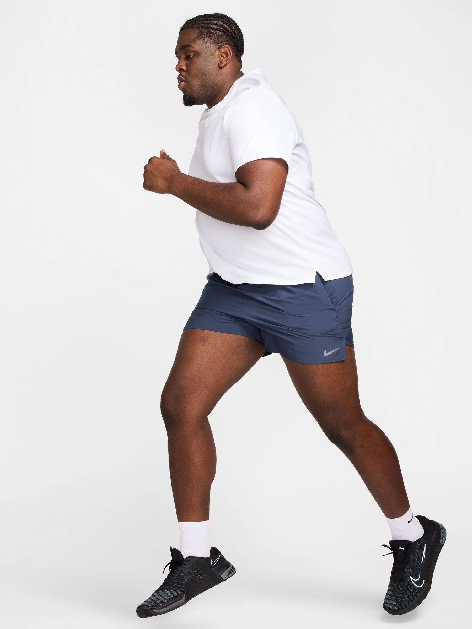 Buy Nike Thunder Blue 5 Inch Dri-FIT Stride Running Shorts from