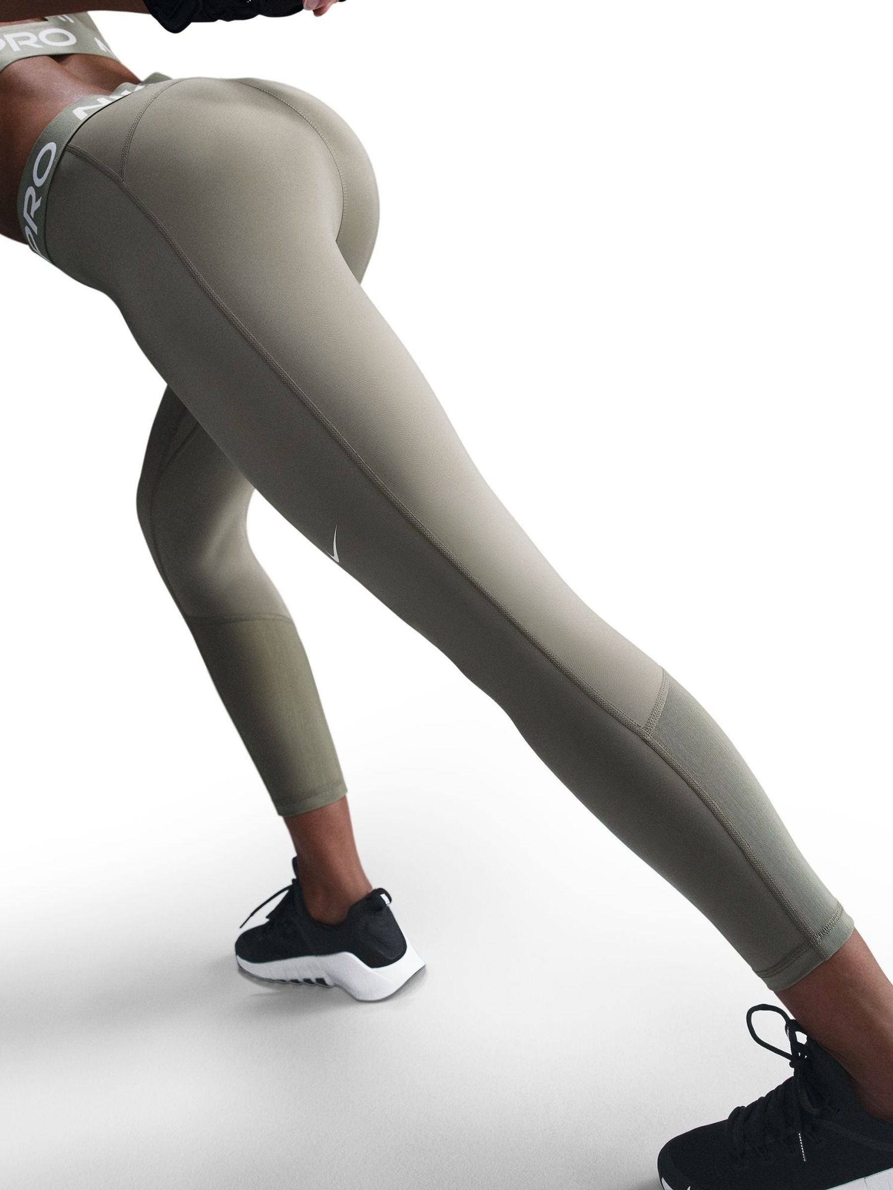 nike leggings with tick on thigh