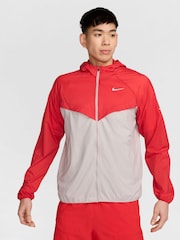 Nike University Red Dri-FIT Stride Woven Running Jacket - Image 1 of 9