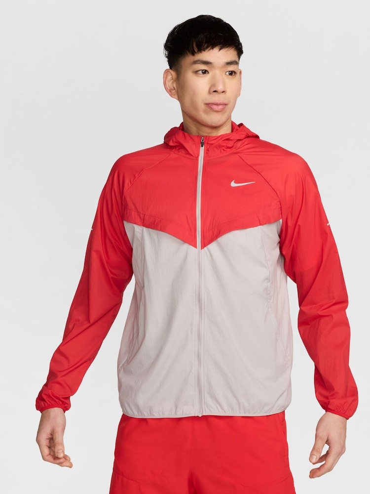 Nike University Red Dri-FIT Stride Woven Running Jacket - Image 1 of 9