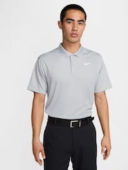 Nike Grey Dri-FIT Victory Golf Polo Shirt - Image 1 of 8