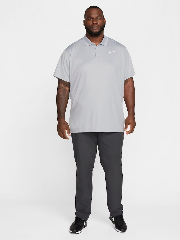 Nike Grey Dri-FIT Victory Golf Polo Shirt - Image 8 of 8