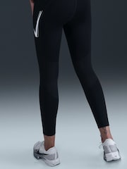 Nike Black Fast Mid Rise 7/8 Leggings - Image 2 of 6