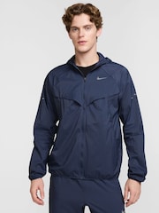 Nike Thunder Blue Dri-FIT Stride Woven Running Jacket - Image 1 of 6