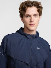 Nike Thunder Blue Dri-FIT Stride Woven Running Jacket - Image 3 of 6