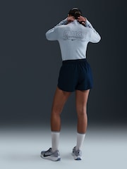 Nike Light Armory Blue Dri-Fit Half Zip Pacer Top - Image 3 of 6