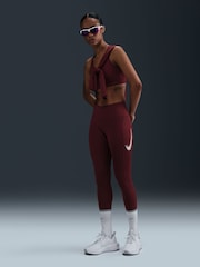 Dark Team Red - Nike Fast Mid Rise 7/8 Leggings - Imagen 2 de 5