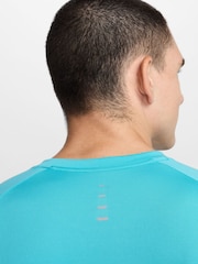Nike Cactus Blue Dri-FIT Stride Running T-Shirt - Image 6 of 11