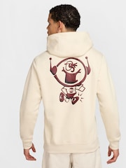 Nike Light Khaki Sportswear Club Air Max Graphic Hoodie - Image 2 of 7
