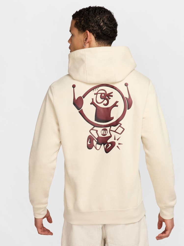 Nike Light Khaki Sportswear Club Air Max Graphic Hoodie - Image 2 of 7