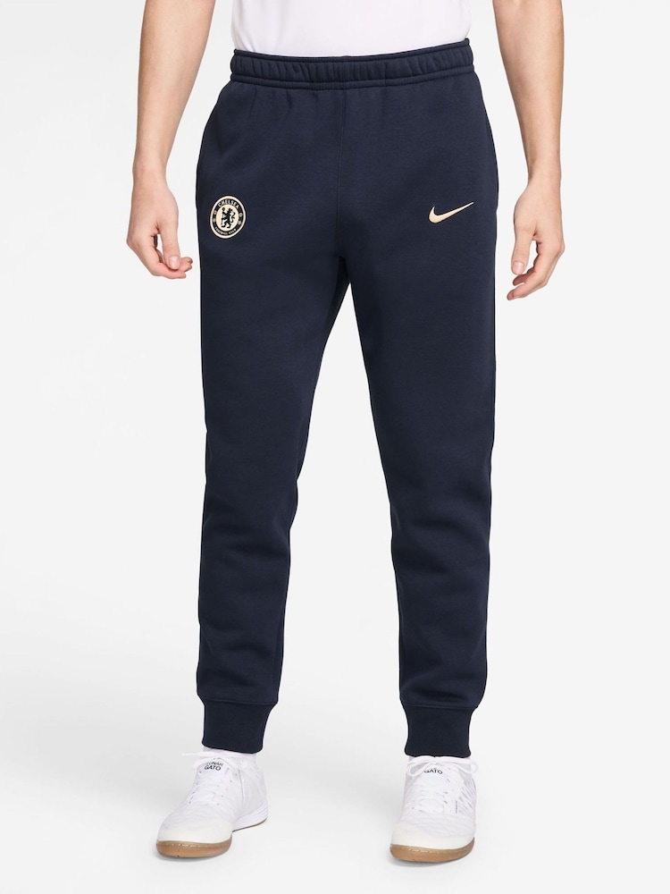 Nike Blue Chelsea FC Club Joggers - Image 1 of 3