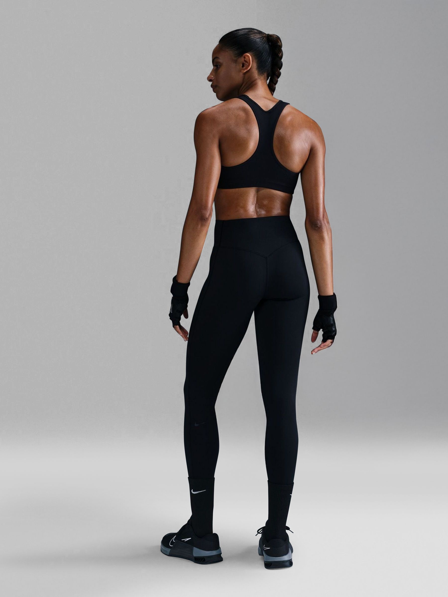 NIKE ユニバーサ ナイキ Universaブラック ハイウエスト ヨガパンツ