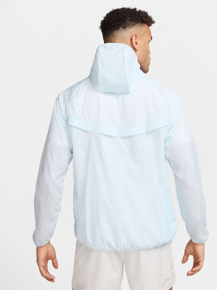Eisblau - Nike Dri-FIT Stride Woven Running Jacket - Bild 2 von 9
