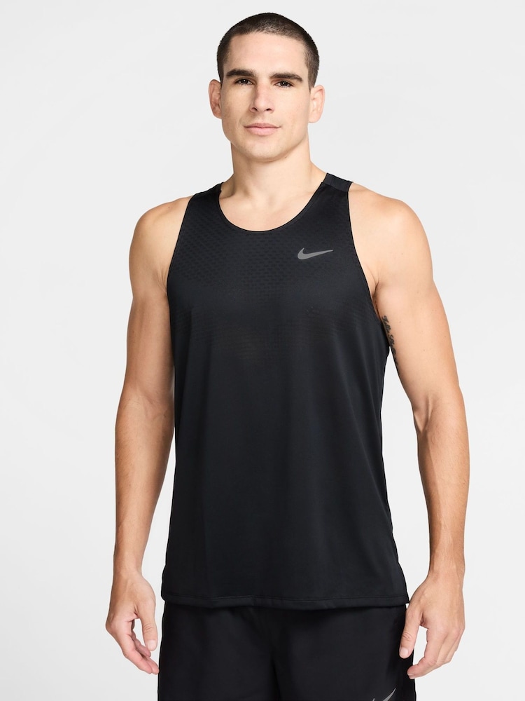 Nike Black Stride Dri-FIT ADV Running Vest Top - Image 1 of 8