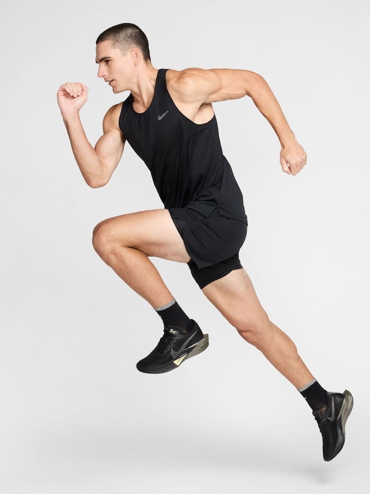 Nike Black Stride Dri-FIT ADV Running Vest Top - Image 6 of 8