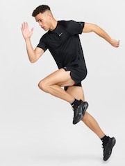 Nike Black Dri-FIT Stride Running T-Shirt - Image 6 of 9