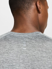 Nike Smoke Grey Dri-FIT Stride Running T-Shirt - Image 6 of 8