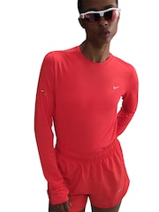 Nike Crimson Swift DriFIT UV Long Sleeve Crew Neck Running Top - Image 6 of 10